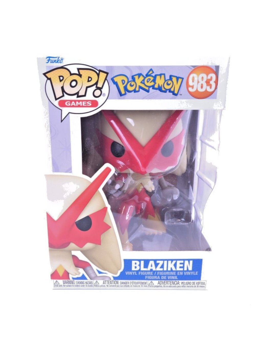 Funko Pop Pokémon Blaziken 983 Games Vinyl Figure Toy New Sealed Near Mint